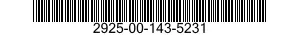 2925-00-143-5231  2925001435231 001435231