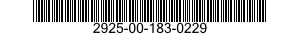 2925-00-183-0229  2925001830229 001830229