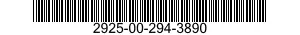 2925-00-294-3890 SPARK PLUG 2925002943890 002943890