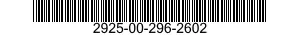 2925-00-296-2602  2925002962602 002962602