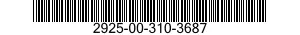 2925-00-310-3687  2925003103687 003103687