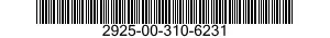 2925-00-310-6231  2925003106231 003106231