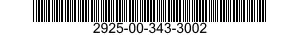 2925-00-343-3002  2925003433002 003433002