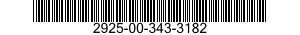 2925-00-343-3182  2925003433182 003433182