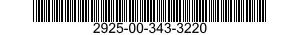 2925-00-343-3220  2925003433220 003433220