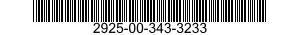 2925-00-343-3233  2925003433233 003433233