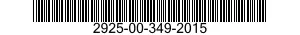 2925-00-349-2015  2925003492015 003492015