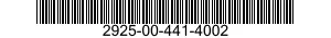 2925-00-441-4002  2925004414002 004414002