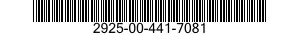 2925-00-441-7081 COUPLING IMPULSE 2925004417081 004417081