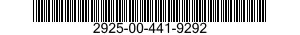 2925-00-441-9292  2925004419292 004419292