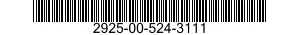 2925-00-524-3111  2925005243111 005243111