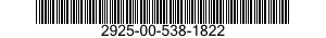 2925-00-538-1822  2925005381822 005381822