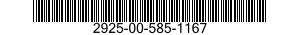 2925-00-585-1167 CUTOUT RELAY,ENGINE GENERATOR 2925005851167 005851167