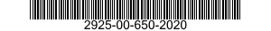 2925-00-650-2020  2925006502020 006502020