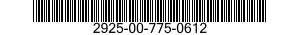 2925-00-775-0612  2925007750612 007750612