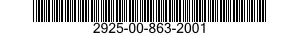 2925-00-863-2001 SPARK PLUG 2925008632001 008632001