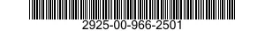 2925-00-966-2501  2925009662501 009662501