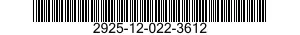 2925-12-022-3612  2925120223612 120223612