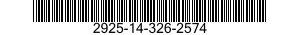 2925-14-326-2574  2925143262574 143262574