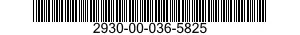 2930-00-036-5825  2930000365825 000365825