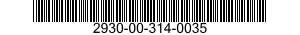 2930-00-314-0035  2930003140035 003140035