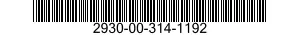 2930-00-314-1192  2930003141192 003141192
