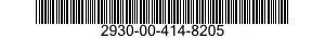 2930-00-414-8205 GASKET 2930004148205 004148205