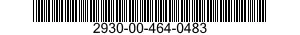 2930-00-464-0483 IMPELLER,WATER PUMP,ENGINE COOLING SYSTEM 2930004640483 004640483