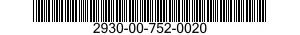 2930-00-752-0020  2930007520020 007520020