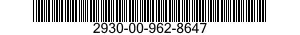 2930-00-962-8647 GASKET 2930009628647 009628647