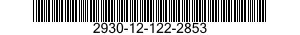 2930-12-122-2853 SPRING,HELICAL,COMPRESSION 2930121222853 121222853