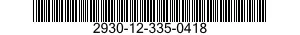 2930-12-335-0418 CORE,RADIATOR 2930123350418 123350418