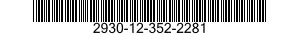2930-12-352-2281 TANK,RADIATOR,OVERFLOW 2930123522281 123522281