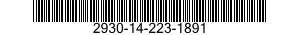 2930-14-223-1891 IMPELLER,FAN,AXIAL 2930142231891 142231891