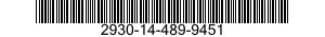 2930-14-489-9451 PUMP,COOLING SYSTEM,ENGINE 2930144899451 144899451