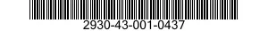 2930-43-001-0437 ADJUSTING DEVICE,BELT-CHAIN TENSION 2930430010437 430010437