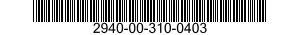2940-00-310-0403  2940003100403 003100403