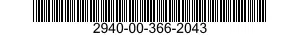 2940-00-366-2043  2940003662043 003662043