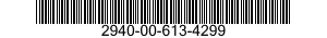 2940-00-613-4299 FILTER ELEMENT,INTAKE AIR CLEANE 2940006134299 006134299