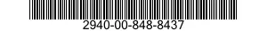 2940-00-848-8437 FILTER ELEMENT,INTAKE AIR CLEANER 2940008488437 008488437