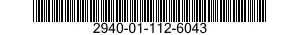 2940-01-112-6043 FILTER ELEMENT,INTAKE AIR CLEANER 2940011126043 011126043