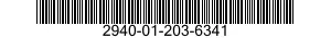 2940-01-203-6341 FILTER ELEMENT,INTAKE AIR CLEANER 2940012036341 012036341