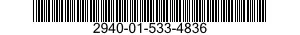 2940-01-533-4836 AIR CLEANER,INTAKE 2940015334836 015334836