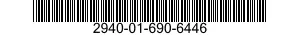 2940-01-690-6446 FILTER BODY,INTAKE AIR CLEANER 2940016906446 016906446