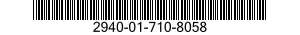 2940-01-710-8058 FILTER ELEMENT,INTAKE AIR CLEANER 2940017108058 017108058