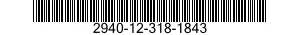 2940-12-318-1843 FILTER ELEMENT,INTAKE AIR CLEANER 2940123181843 123181843
