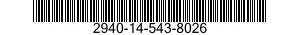 2940-14-543-8026 FILTER ELEMENT,INTAKE AIR CLEANER 2940145438026 145438026