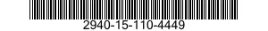 2940-15-110-4449 FILTRO ARIA 2940151104449 151104449