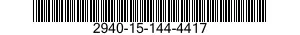 2940-15-144-4417 FILTRO GASOLIO 2940151444417 151444417