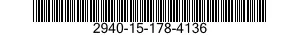 2940-15-178-4136 AIR CLEANER,INTAKE 2940151784136 151784136